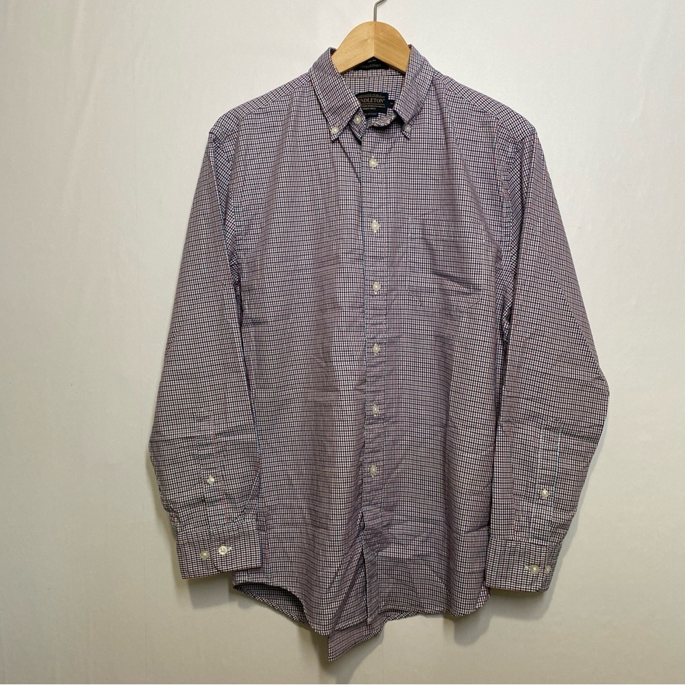 Pendleton Bridgeport Multicolor Check Button Down… - image 1